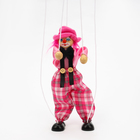 Дергунчик-марионетка на ниточках «Клоун в шляпе», цвета МИКС - фото 9534653