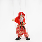Дергунчик-марионетка на ниточках «Клоун в шляпе», цвета МИКС - фото 9534655