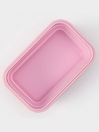 Контейнер складной с крышкой Доляна «Коста», 500 мл, 16×10×6 см, цвет розовый - Фото 3