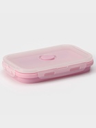 Контейнер складной с крышкой Доляна «Коста», 500 мл, 16×10×6 см, цвет розовый - Фото 6