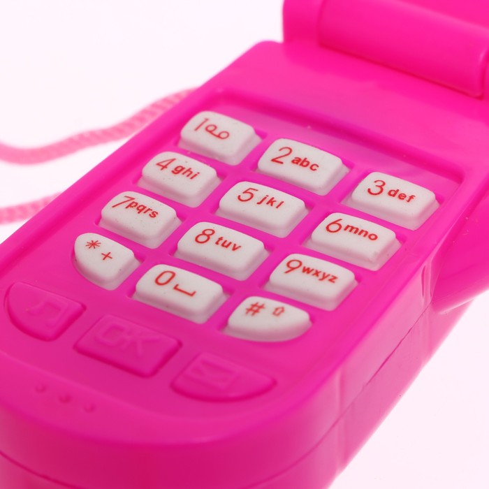 Музыкальный телефон «Домашние любимцы», звуковые эффекты, работает от батареек, МИКС - фото 1905491394