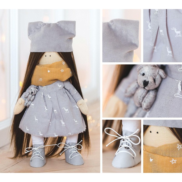 Набор для шитья. Интерьерная кукла «Софья», 30 см - фото 1905491448