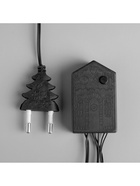 Гирлянда «Нить» 10 м, IP20, тёмная нить, 100 LED, 8 режимов, 220 В, свечение фиолетовое 3556791 - фото 319928841