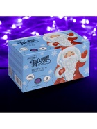 Гирлянда «Нить» 10 м, IP20, белая нить, 100 LED, 8 режимов, 220 В, свечение фиолетовое - Фото 10