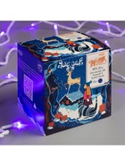 Гирлянда «Нить» 10 м, IP20, белая нить, 100 LED, 8 режимов, 220 В, свечение фиолетовое - Фото 9