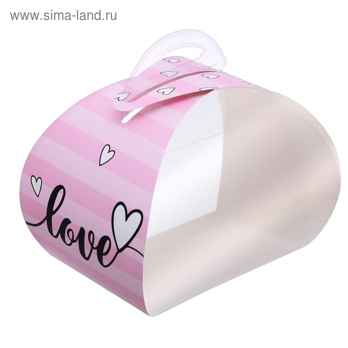 Коробочка под десерт Love, 10 × 12 × 9 см - Фото 1