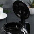 Чайник заварочный «Бетти», 800 мл, с ситечком, цвет черный - фото 25630214