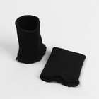 Манжеты для детской одежды, 6,5 × 8 см, цвет чёрный - Фото 1