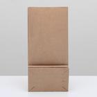 Пакет крафт бумажный фасовочный, прямоугольное дно 12×8×24 см - Фото 2