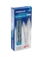 Ручка шариковая Pensan. Global-21, синий стержень, узел 0.5 мм, на масляной основе 3818165 - фото 7495319