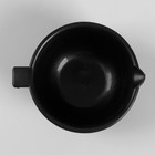 Чаша для окрашивания, с ручкой, 150 мл, d = 11 см, цвет чёрный - фото 8404714