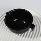 Чаша для окрашивания, с ручкой, 150 мл, d=11(±1) см, чёрная - Фото 2