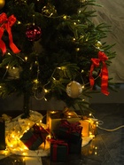 Гирлянда «Нить» 20 м, IP20, прозрачная нить, 200 LED, 8 режимов, 220 В, свечение тёплое белое 3556805