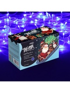 Гирлянда «Нить» 20 м, IP20, прозрачная нить, 200 LED, 8 режимов, 220 В, свечение синее 3556806 - фото 319928958