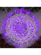 Гирлянда «Нить» 20 м, IP20, белая нить, 200 LED, свечение фиолетовое, 8 режимов, 220 В 3556823 - фото 319928998