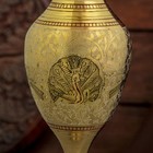 Интерьерный сувенир ваза "Райский сад" латунь, 7,5х7,5х24 см - Фото 3