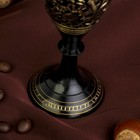 Интерьерный сувенир ваза "Сказка" латунь, 4,5х4,5х14 см - Фото 3