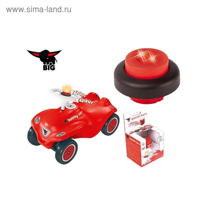 Сигнал на руль для толокаров BIG, со световым и звуковым эффектом - Фото 1