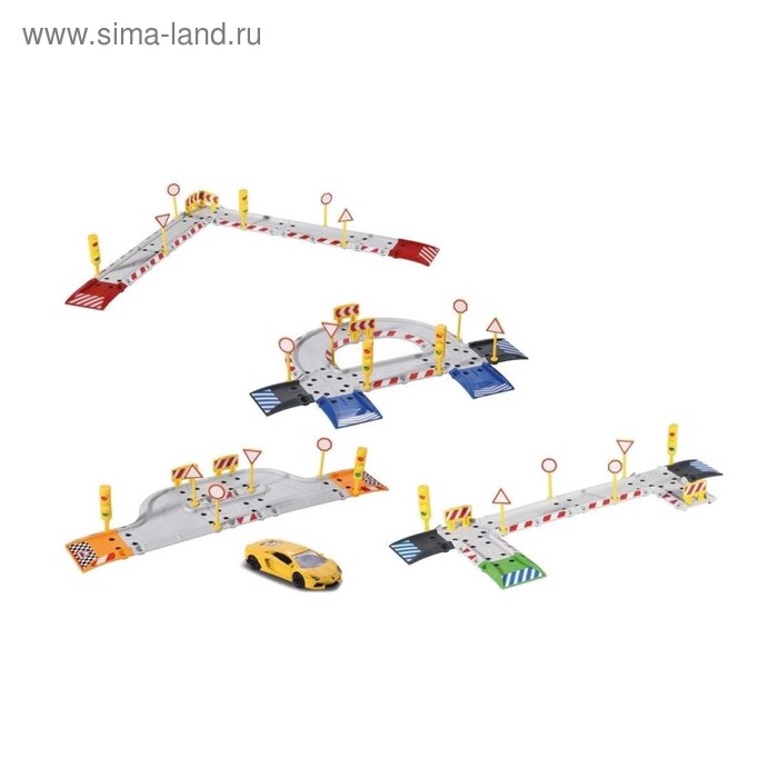 Игровой набор Creatix «Перекрёсток», с одной машинкой, МИКС - Фото 1