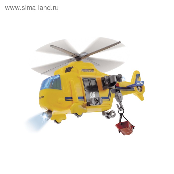 Игрушка «Спасательный вертолёт», со световым и звуковым эффектом, 18 см - Фото 1