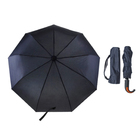 Зонт автоматический "Однотонный", R=55см, цвет тёмно-синий - Фото 1