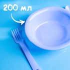 Детская посуда в наборе «Маленький джентльмен», 4 предмета: тарелка, поильник, ложка, вилка, от 5 мес. - Фото 5