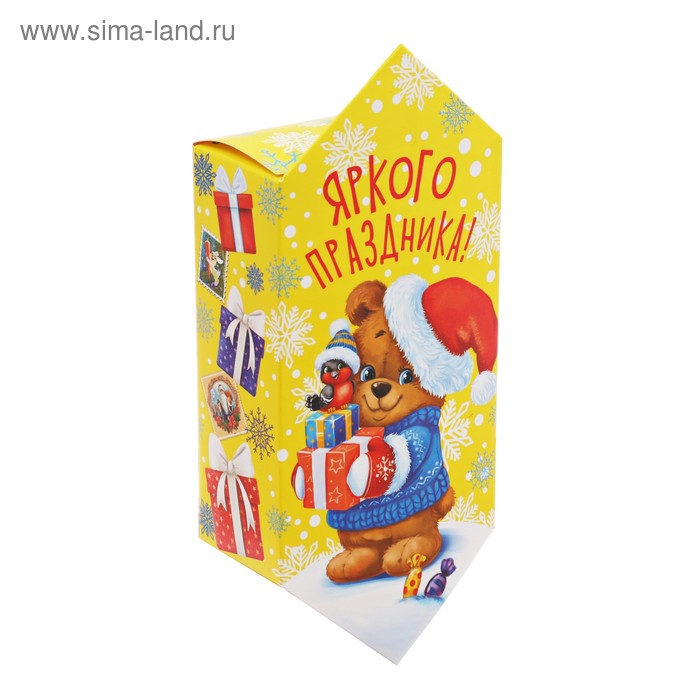 Сборная коробка‒конфета «Яркого праздника», 9.3 × 14.6 × 5.3 см
