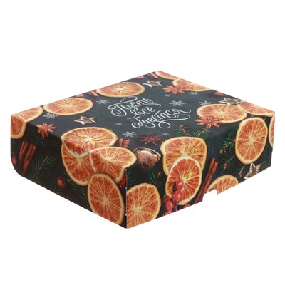 Упаковка для кондитерских изделий «Пусть всё сбудется», 20 х 17 х 6 см