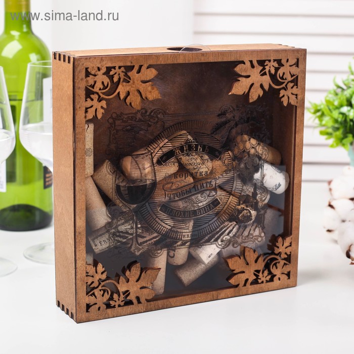 Копилка для пробок «Гете», 22 х 22 см - Фото 1