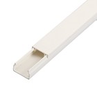 Кабель-канал IEK ECOLINE, 15×10 мм, L=2000 мм, пластик, белый - Фото 1