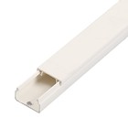 Кабель-канал IEK ECOLINE, 15×10 мм, L=2000 мм, пластик, белый - Фото 2