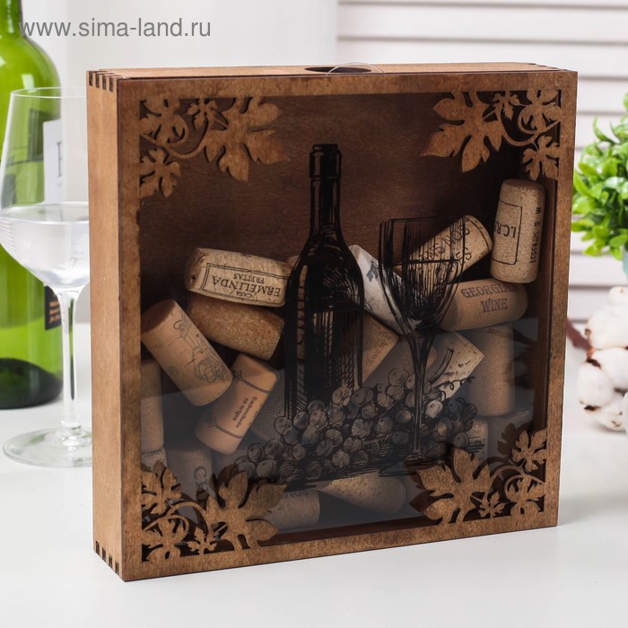 Копилка для пробок «Натюрморт», 22 х 22 см - Фото 1