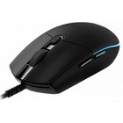 Мышь Logitech G102 Prodigy, игровая, проводная, оптическая, 8000 dpi, USB, черная - Фото 1