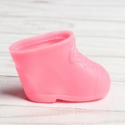 Ботинки для куклы «Бантики», длина подошвы: 6,5 см, 1 пара, цвет розовый - фото 8404891