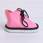 Ботинки для куклы «Завязки», длина подошвы: 6 см, 1 пара, цвет нежно-розовый - Фото 2