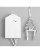 Гирлянда «Нить» 10 м, IP20, прозрачная нить, 100 LED, 8 режимов, 220 В, свечение белое 3556780 - фото 319929024
