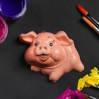 Фигура для раскраски "Веселая свинка" 10х7см - Фото 2