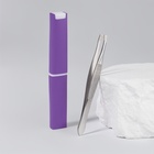 Пинцет прямой, узкий, 9 см, в футляре, МИКС - Фото 2