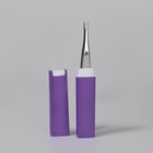 Пинцет прямой, узкий, 9 см, в футляре, МИКС - Фото 3