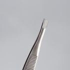 Пинцет прямой, узкий, 9 см, в футляре, МИКС - Фото 4