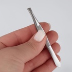 Пинцет прямой, узкий, 9 см, в футляре, МИКС - Фото 6