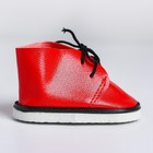 Ботинки для куклы «Завязки», длина подошвы: 7.5 см, 1 пара, красные - Фото 3