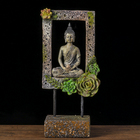 Сувенир полистоун "Будда в саду суккулентов" 31х14,3х7 см - Фото 1