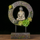 Сувенир полистоун "Будда в круге" 31х20,5х7,5 см - Фото 1