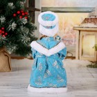 Снегурочка "Кристалл голубая" двигается, 28 см - фото 3819201