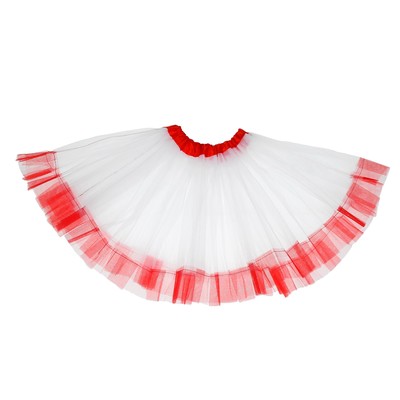 Карнавальная юбка «Кокетка», 2-х слойная, 4-6 лет, цвет белый