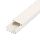 Кабель-канал IEK ECOLINE, 20х10 мм, L=2000 мм, пластик, белый - Фото 2