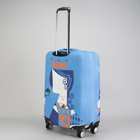 Чехол для чемодана "Королева", 28", цвет голубой - Фото 2