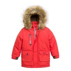Куртка для мальчика, рост 104 см, цвет красный - Фото 1