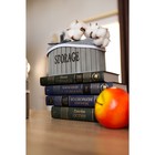 Корзина для хранения Доляна Storage, 19×11×9,5 см, малая, дерево, цвет серый - Фото 6